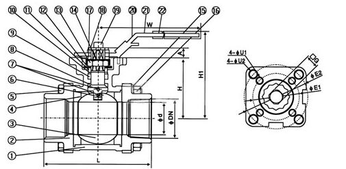 Q11F��Ƭʽ��ƽ�_���y�Y(ji��)��(g��u)�D